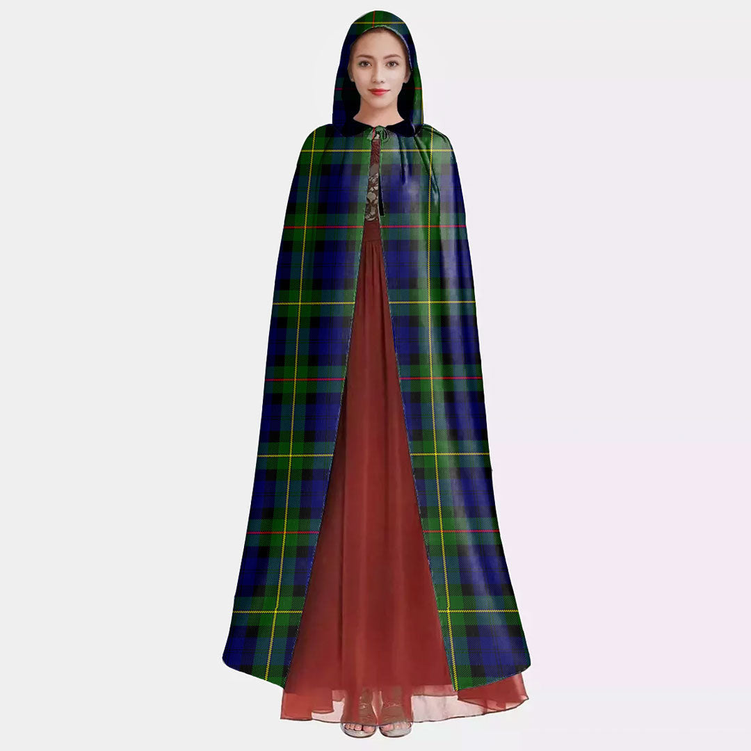 MacEwen Modern Tartan Plaid Hooded Cloak