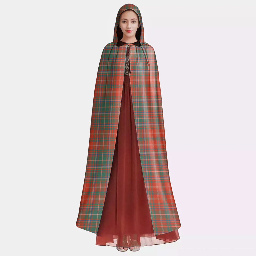 MacDougall Ancient Tartan Plaid Hooded Cloak