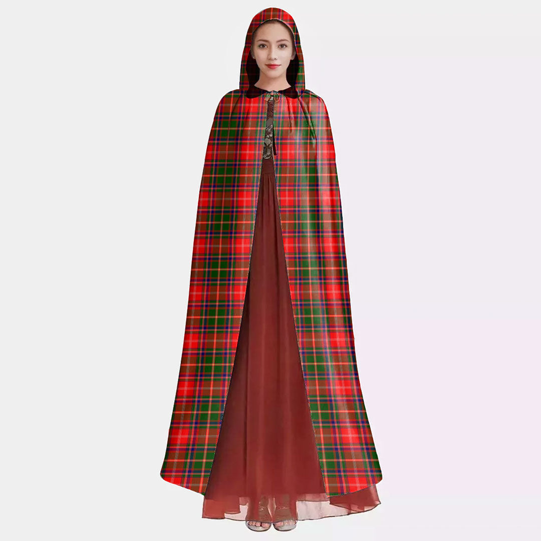 Somerville Modern Tartan Plaid Hooded Cloak