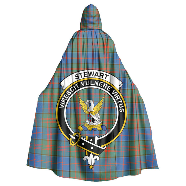 Stewart of Appin Hunting Ancient Tartan Crest Hooded Cloak