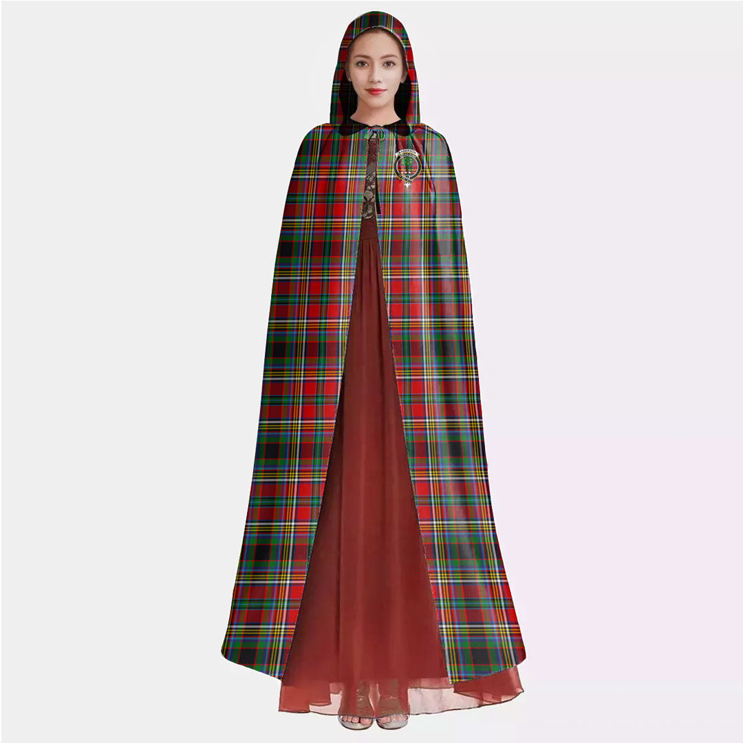 Anderson of Arbrake Tartan Crest Hooded Cloak