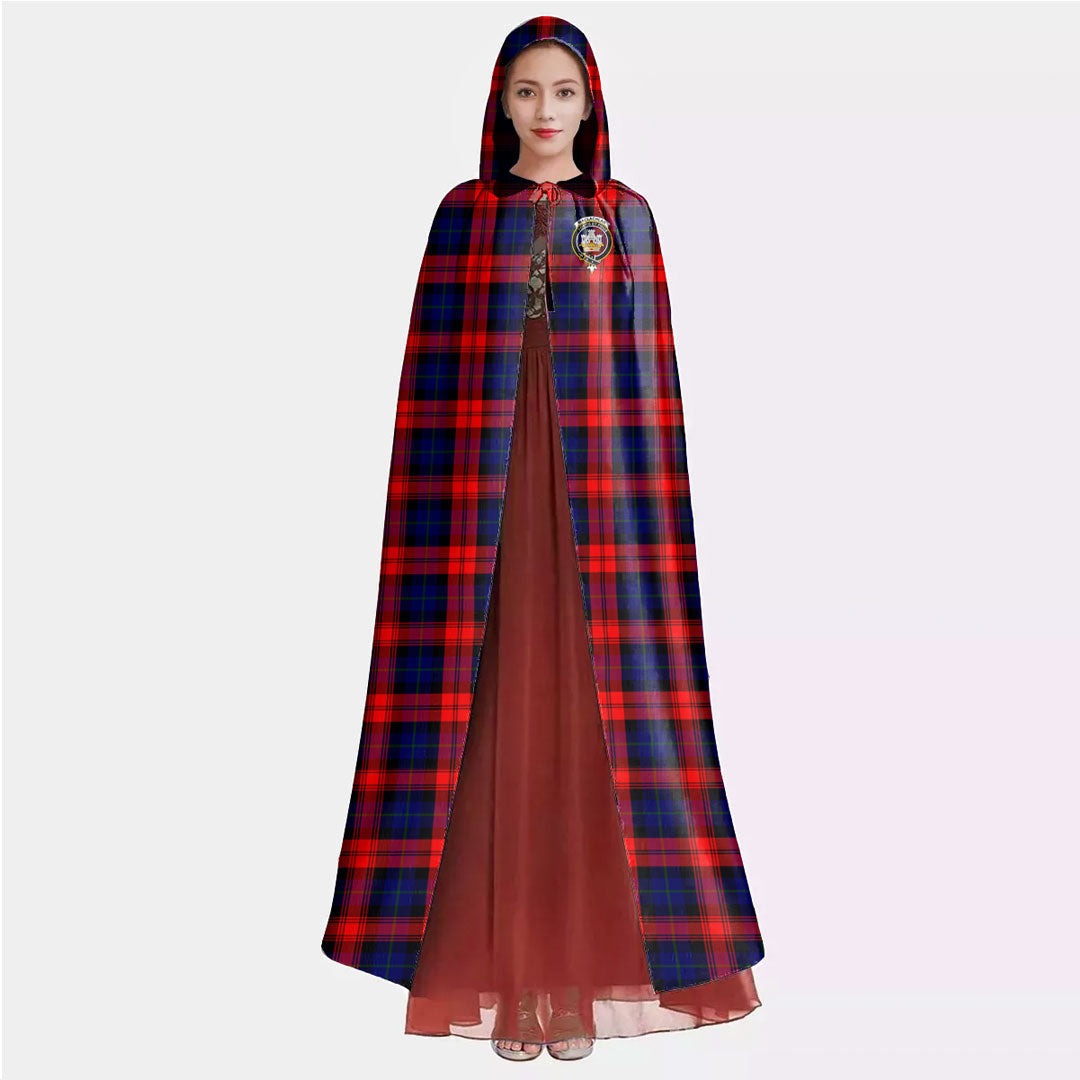 MacLachlan Modern Tartan Crest Hooded Cloak