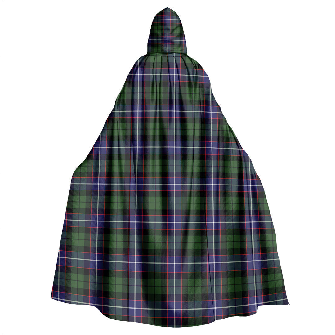 Galbraith Modern Tartan Plaid Hooded Cloak