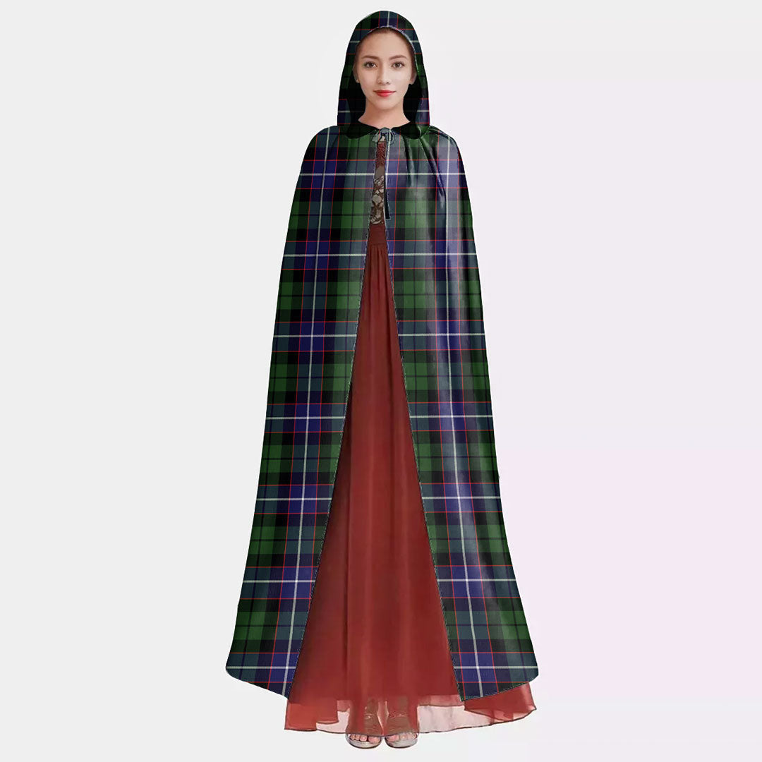 Galbraith Modern Tartan Plaid Hooded Cloak