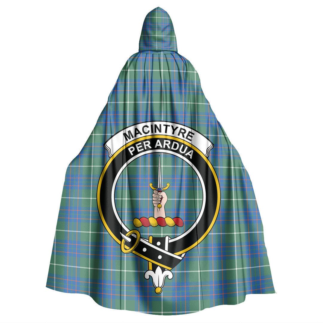 MacIntyre Hunting Ancient Tartan Crest Hooded Cloak