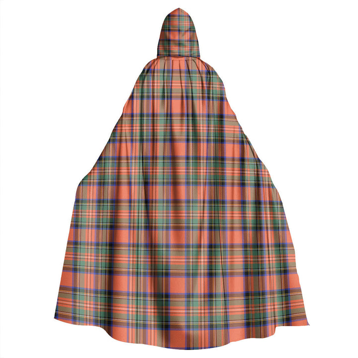 Stewart Royal Ancient Tartan Plaid Hooded Cloak