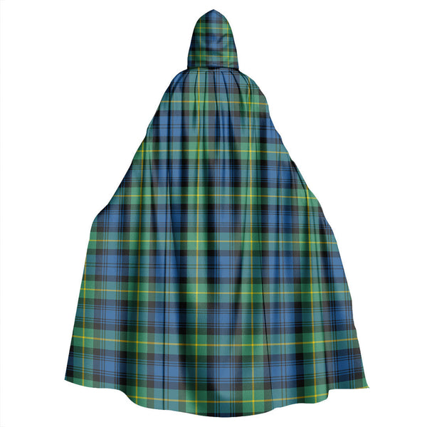 Gordon Ancient Tartan Plaid Hooded Cloak