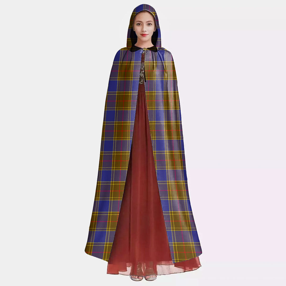 Balfour Modern Tartan Plaid Hooded Cloak