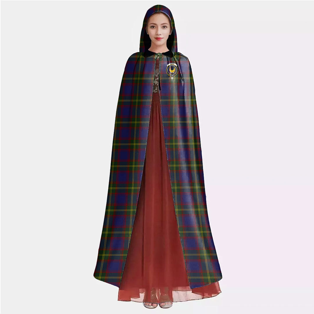 Durie Tartan Crest Hooded Cloak