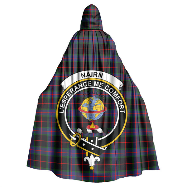 Nairn Tartan Crest Hooded Cloak