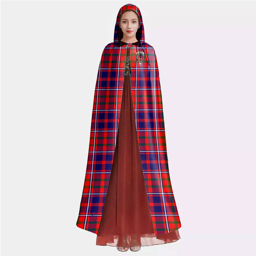 Cameron of Lochiel Modern Tartan Crest Hooded Cloak