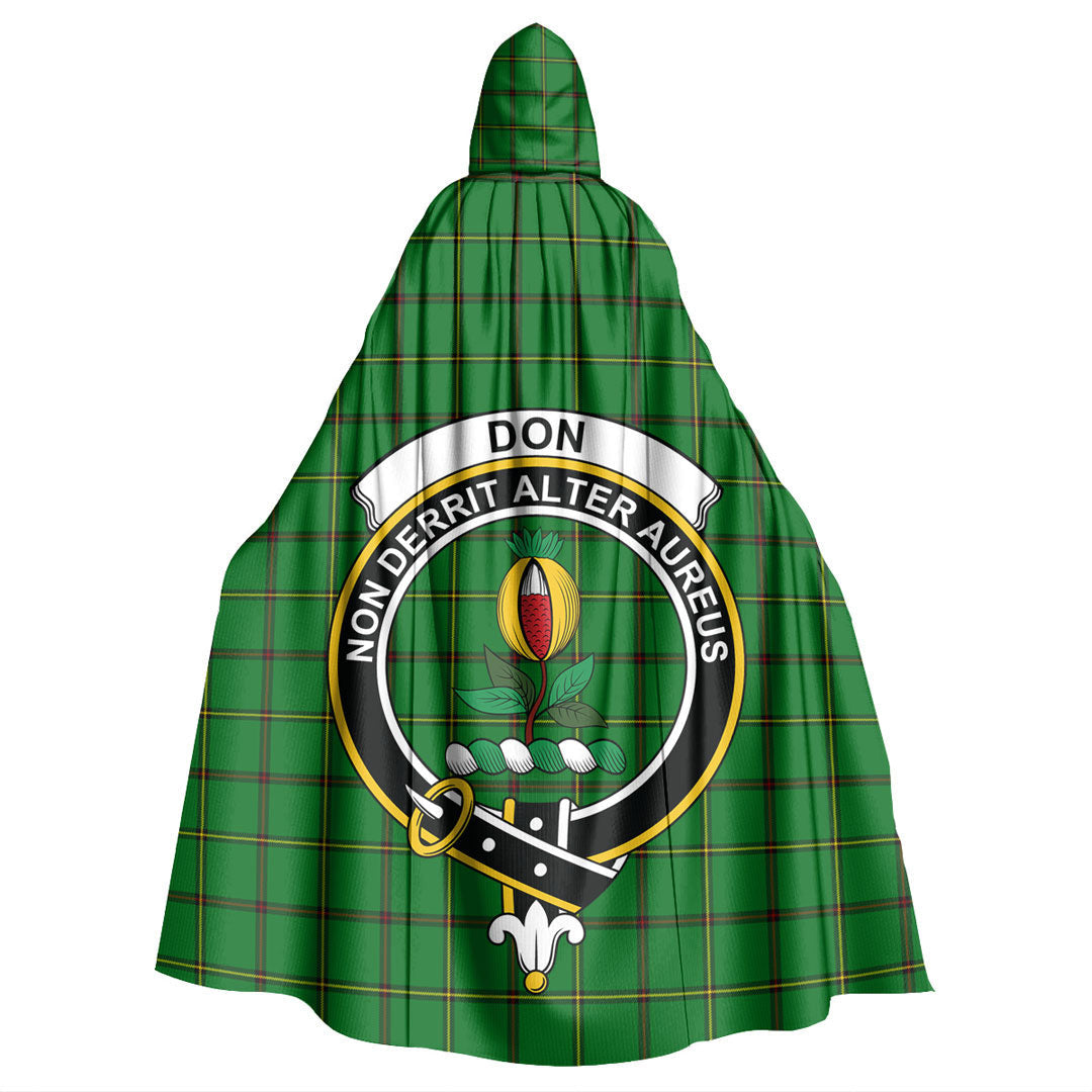 Don _Tribe of Mar Tartan Crest Hooded Cloak