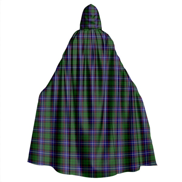 Russell Modern Tartan Plaid Hooded Cloak