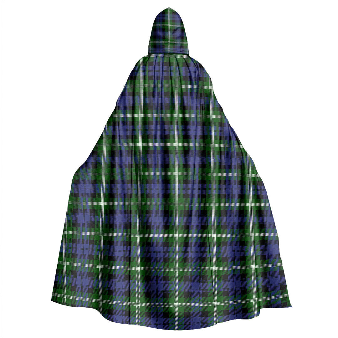 Baillie Modern Tartan Plaid Hooded Cloak