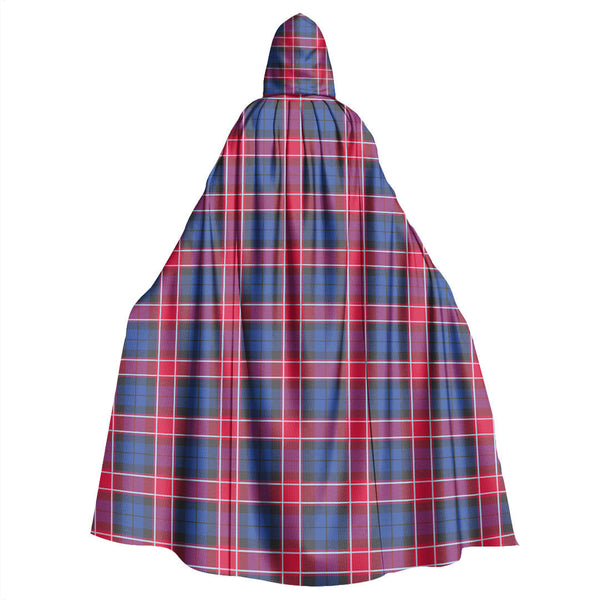 Graham of Menteith Red Tartan Plaid Hooded Cloak