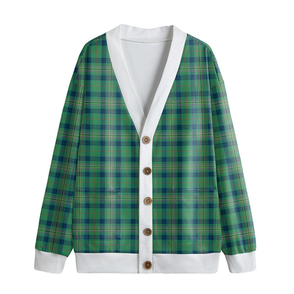 Kennedy Ancient Tartan Plaid Knitted Fleece Cardigan