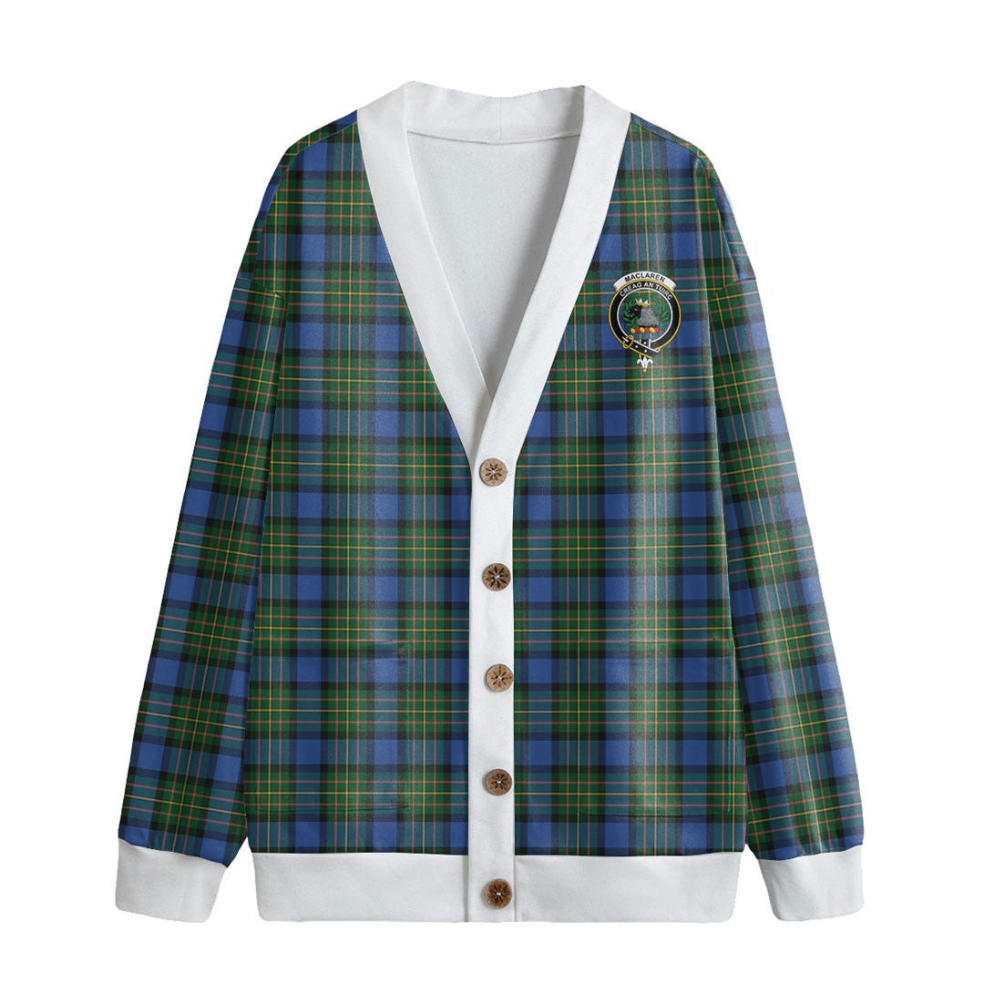 MacLaren Ancient Tartan Crest Knitted Fleece Cardigan