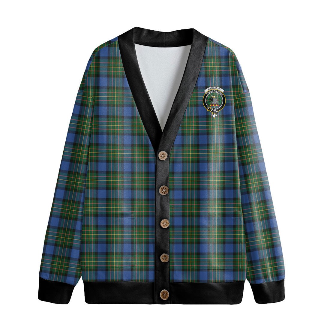 MacLaren Ancient Tartan Crest Knitted Fleece Cardigan