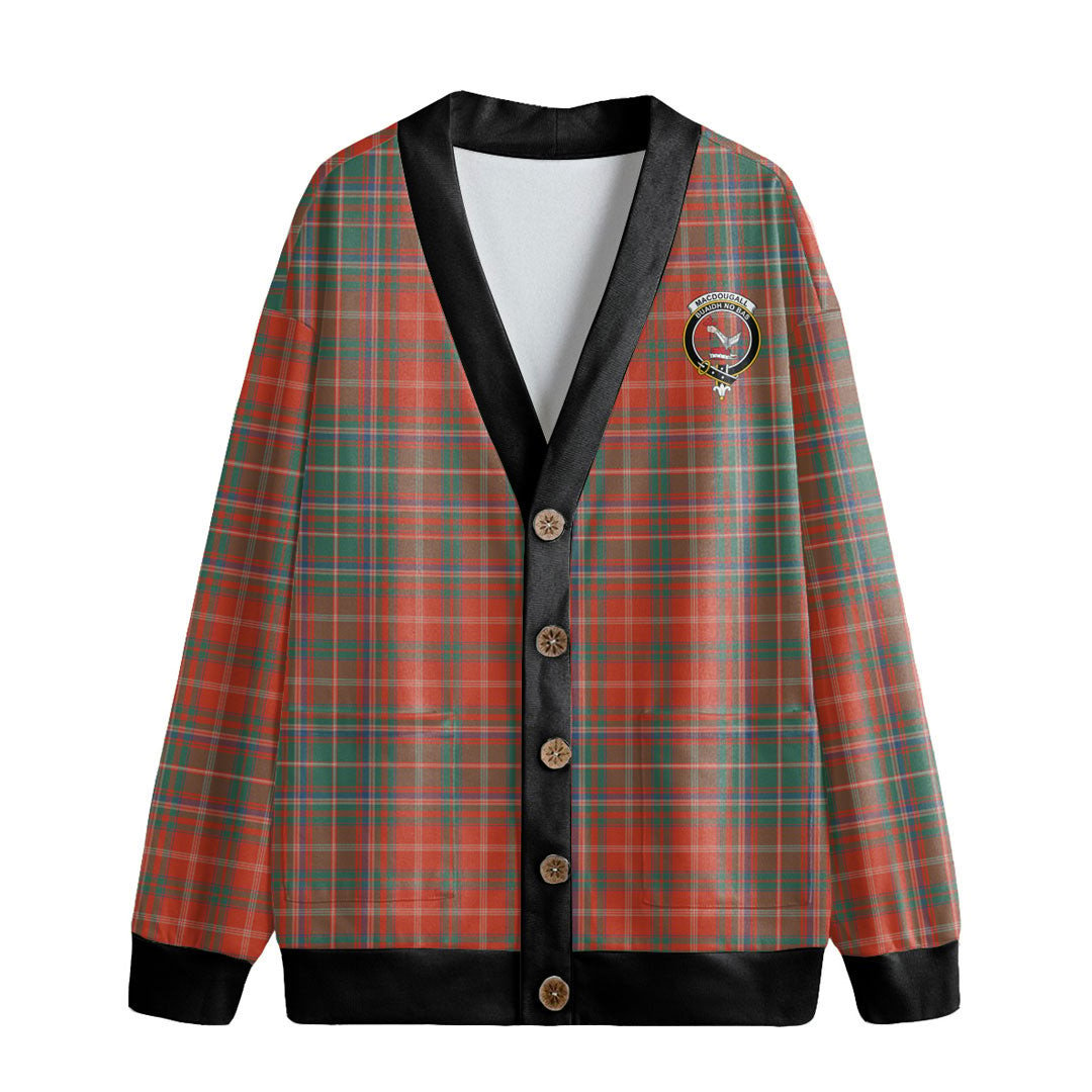 MacDougall Ancient Tartan Crest Knitted Fleece Cardigan