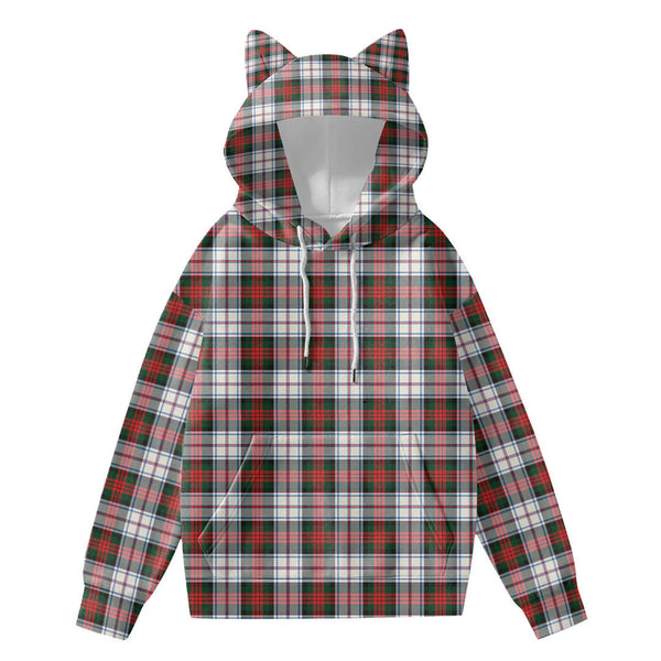 MacDuff Dress Modern Tartan Plaid Hoodie Decorative Ears