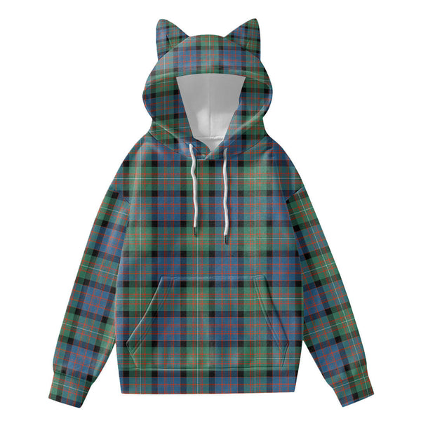 MacDonnell of Glengarry Ancient Tartan Plaid Hoodie Decorative Ears