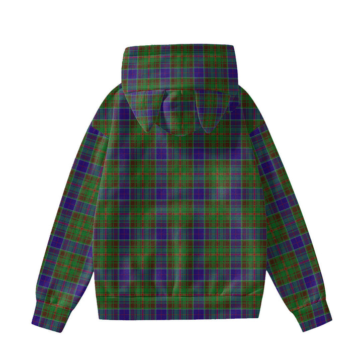 Adam Tartan Plaid Hoodie Decorative Ears