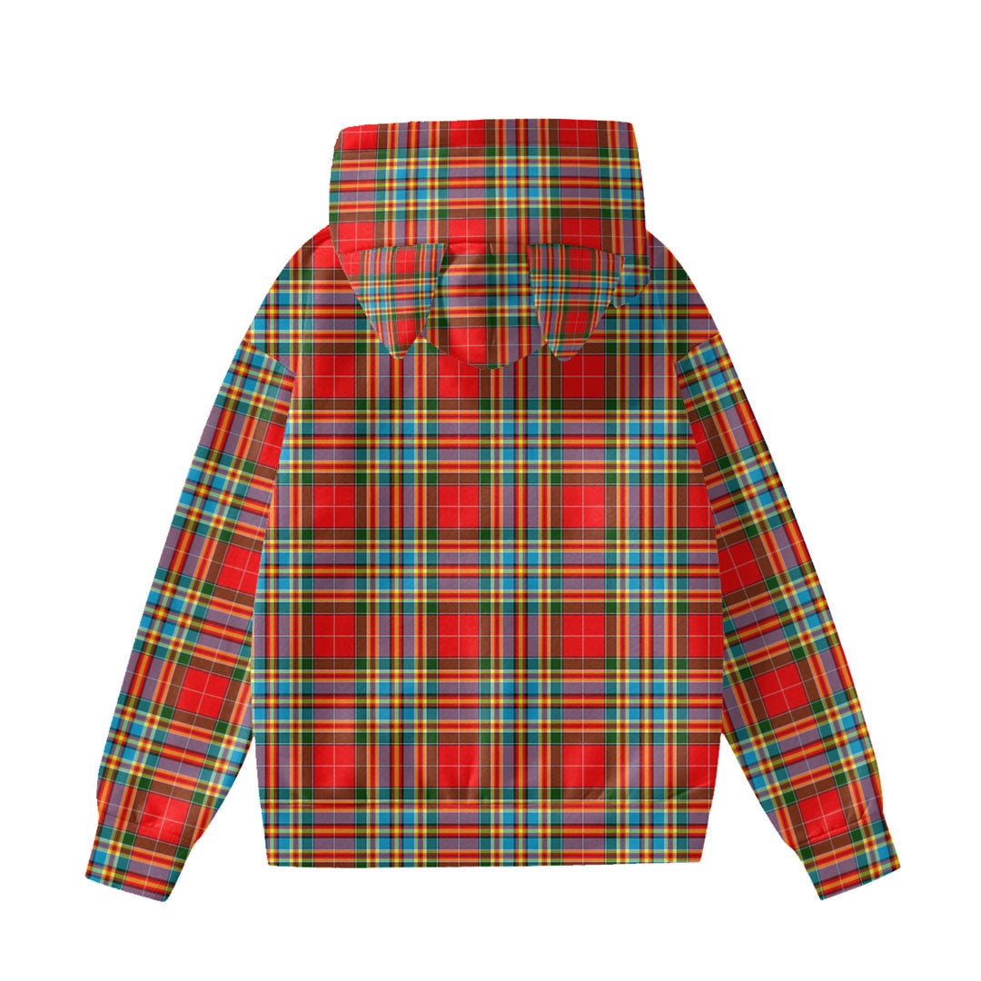 Chattan Tartan Plaid Hoodie Decorative Ears