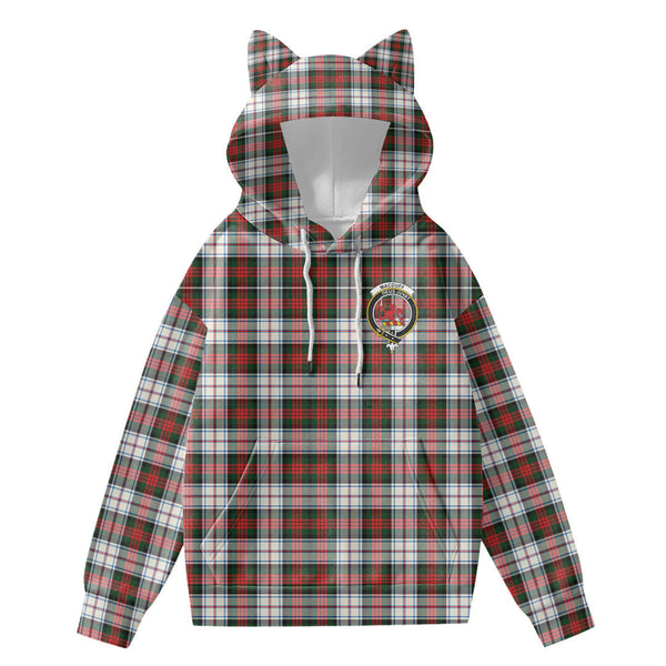 MacDuff Dress Modern Tartan Crest Hoodie Decorative Ears