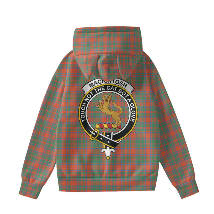 MacKintosh Ancient Tartan Crest Hoodie Decorative Ears
