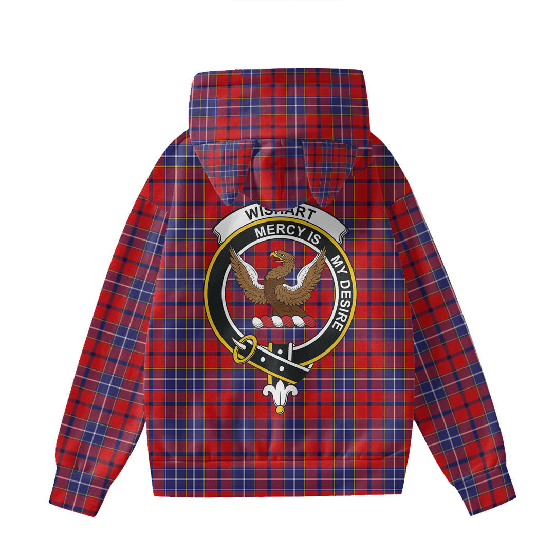 Wishart Dress Tartan Crest Hoodie Decorative Ears