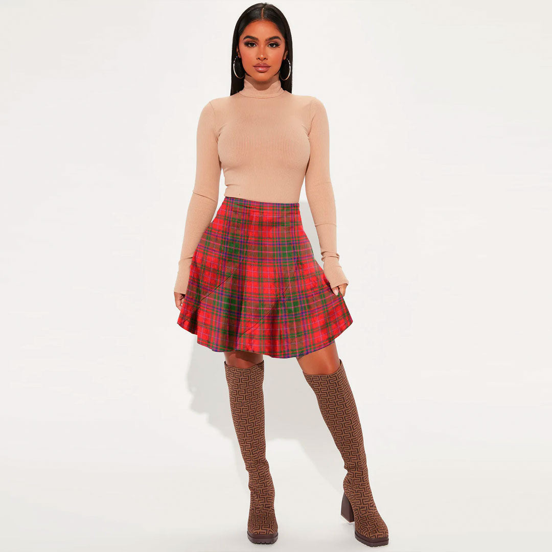 MacDougall Modern Tartan Plaid Mini Skirt