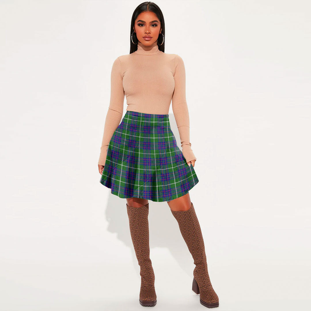 MacIntyre Hunting Modern Tartan Plaid Mini Skirt