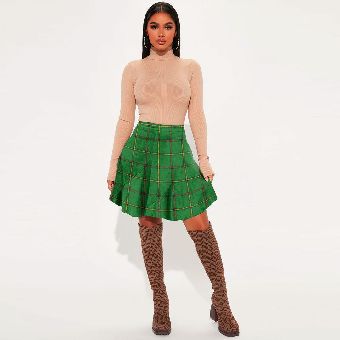 Don Tribe of Mar Tartan Plaid Mini Skirt