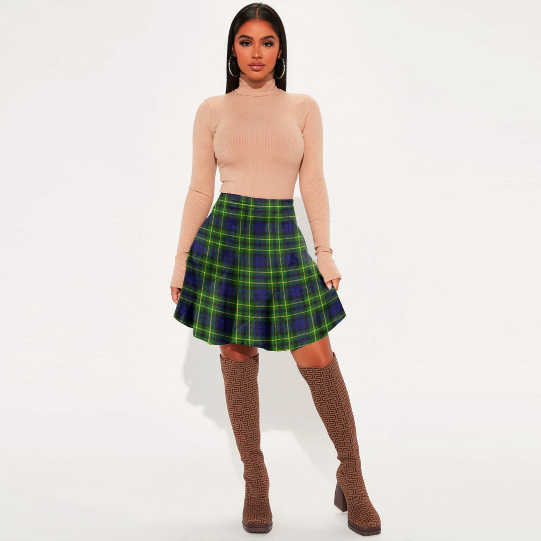 Campbell of Breadalbane Modern Tartan Plaid Mini Skirt