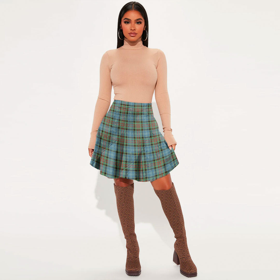 Paisley District Tartan Plaid Mini Skirt