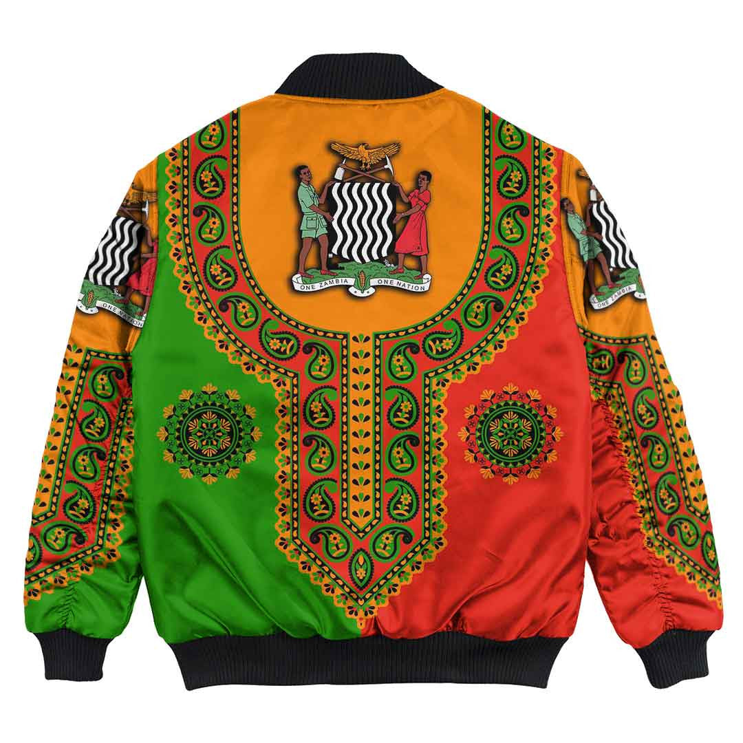 Ghana Dashiki Bomber Jacket