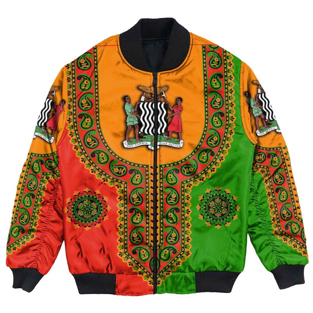 Ghana Dashiki Bomber Jacket