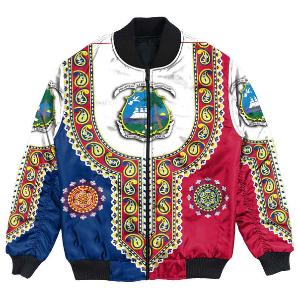 Liberia Dashiki Bomber Jacket