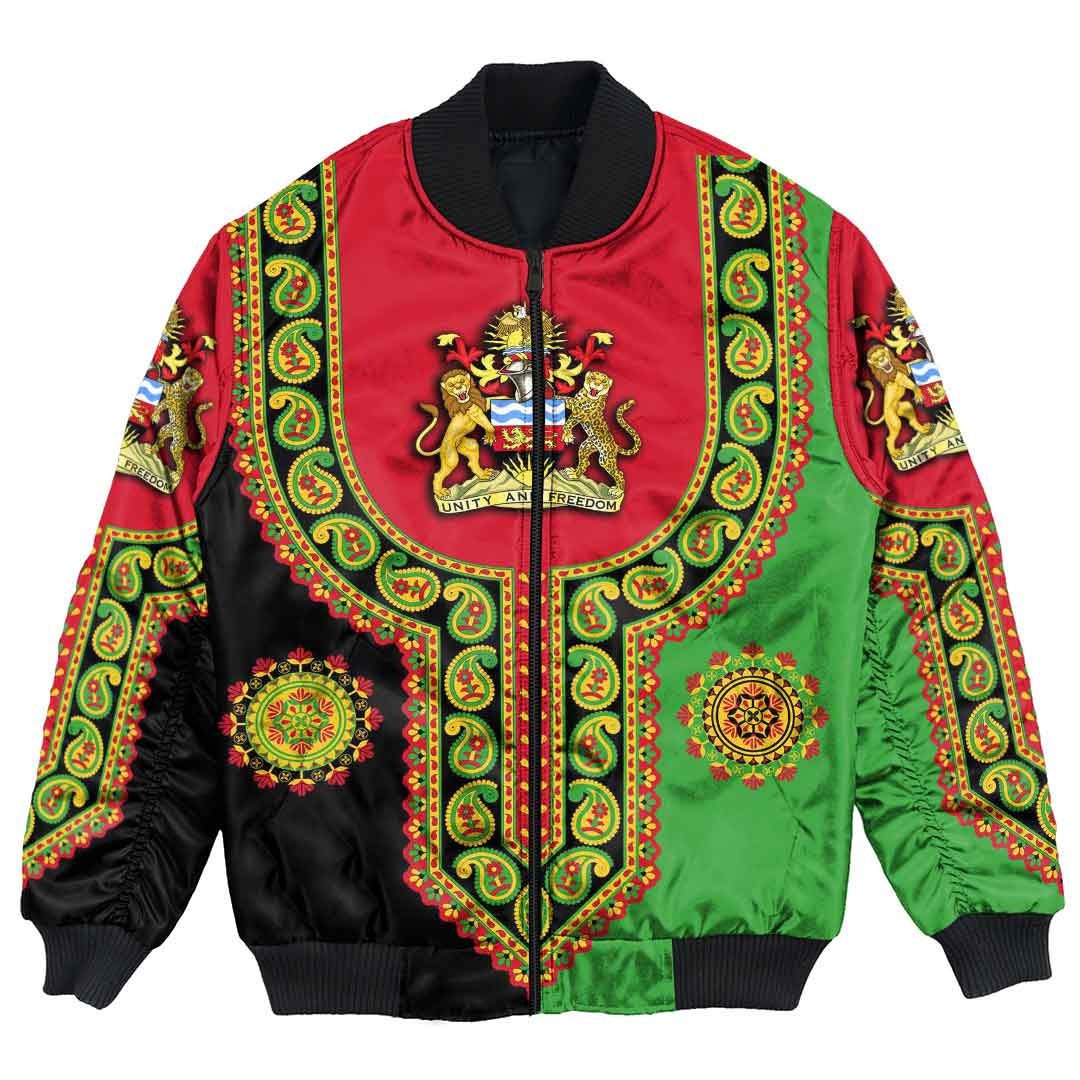 Malawi Dashiki Bomber Jacket