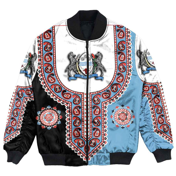 Botswana Dashiki Bomber Jacket