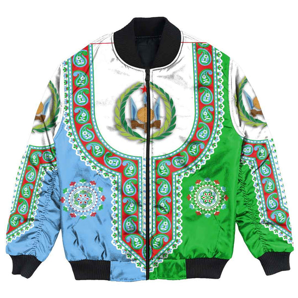 Djibouti Dashiki Bomber Jacket