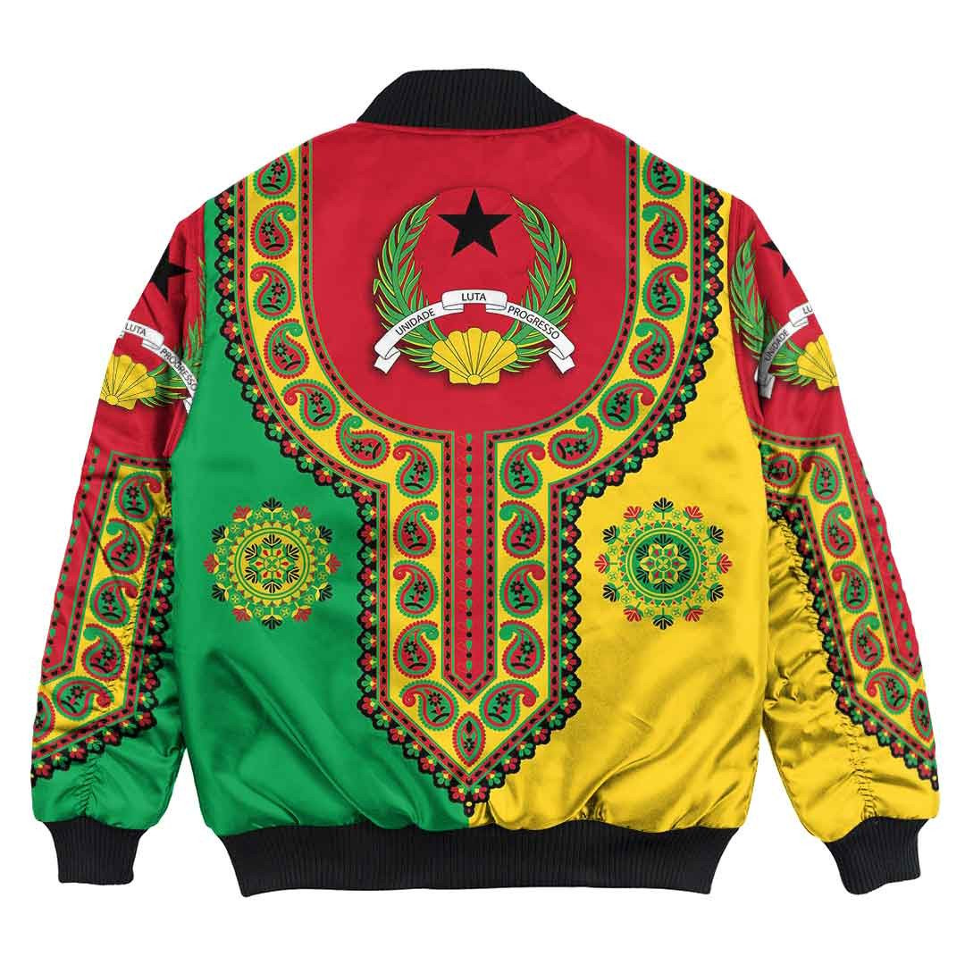 Guinea Bissau Dashiki Bomber Jacket