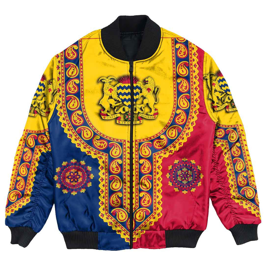 Chad Dashiki Bomber Jacket