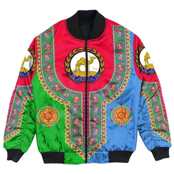 Eritrea Dashiki Bomber Jacket