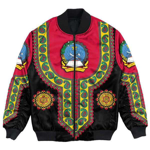 Angola Dashiki Bomber Jacket