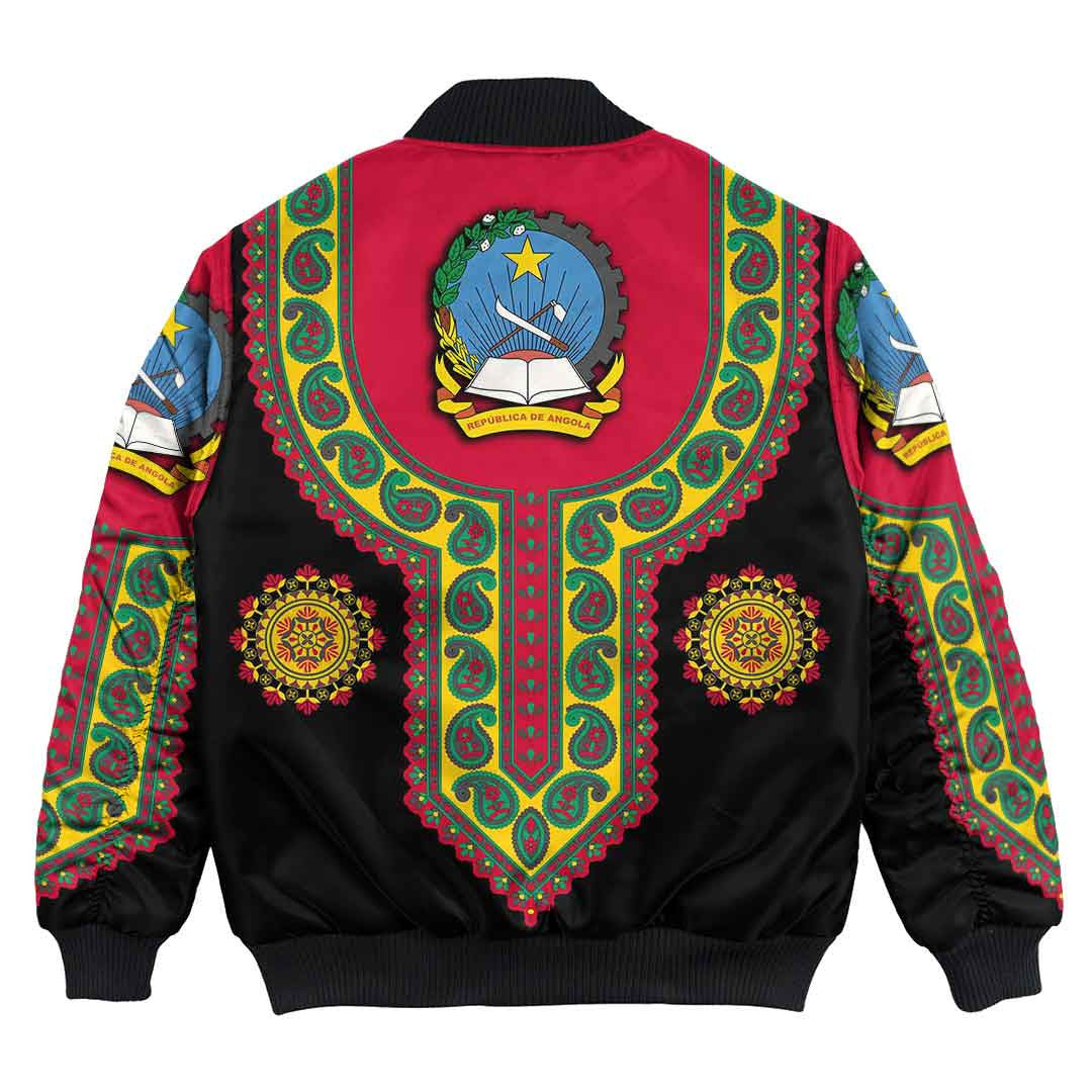 Angola Dashiki Bomber Jacket