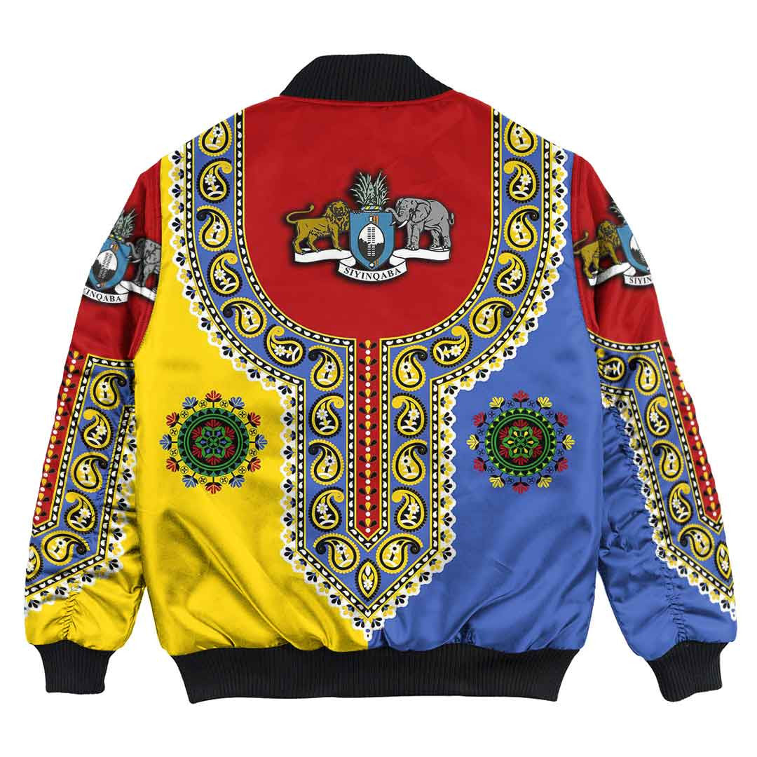 Eswatini Dashiki Bomber Jacket