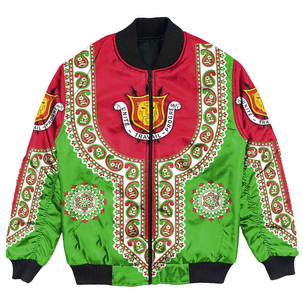 Burundi Dashiki Bomber Jacket