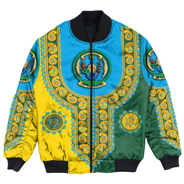 Rwanda Dashiki Bomber Jacket