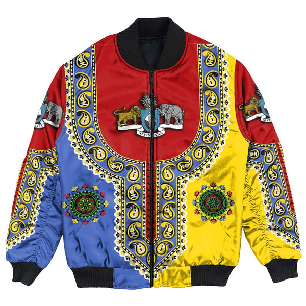 Eswatini Dashiki Bomber Jacket